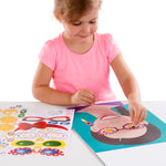 Make-A-Face Fashion Faces Sticker Pad