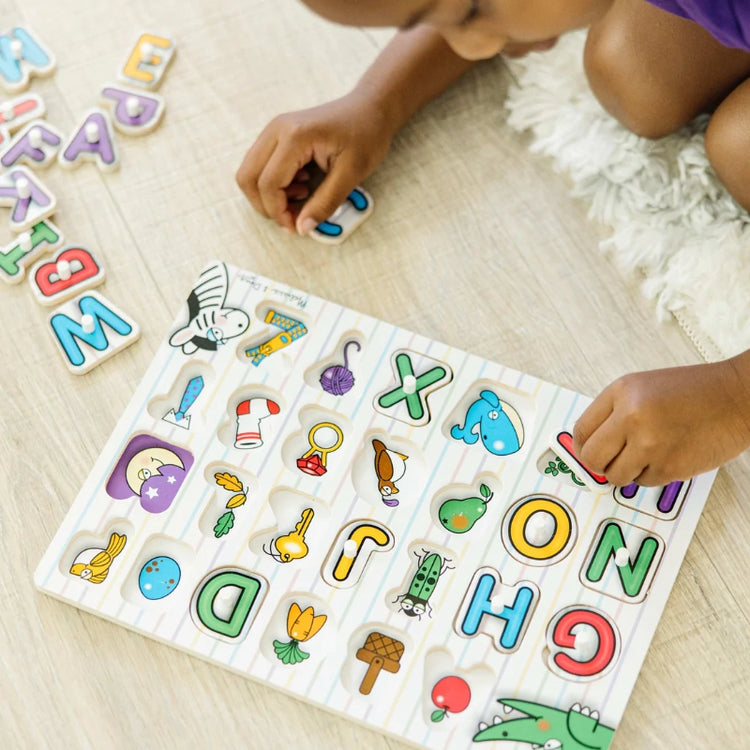 See-Inside Alphabet Peg Puzzle- 26 pieces