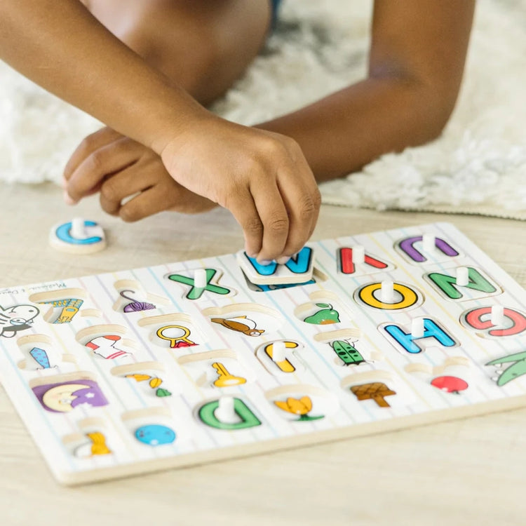 See-Inside Alphabet Peg Puzzle- 26 pieces