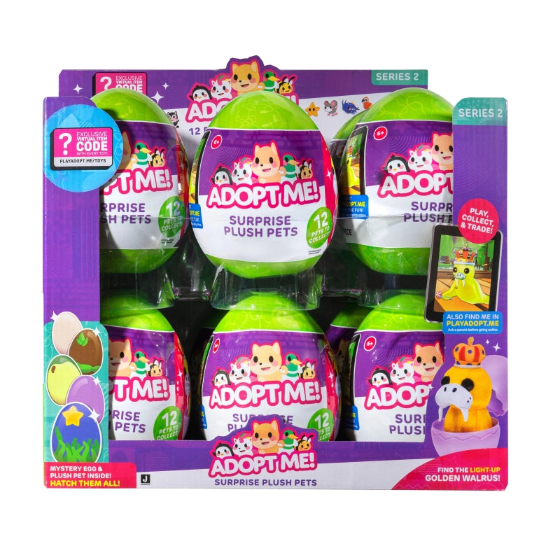 Adopt Me- Little Plush (Surprise Plush Pets) Assortment- 12 Pcs