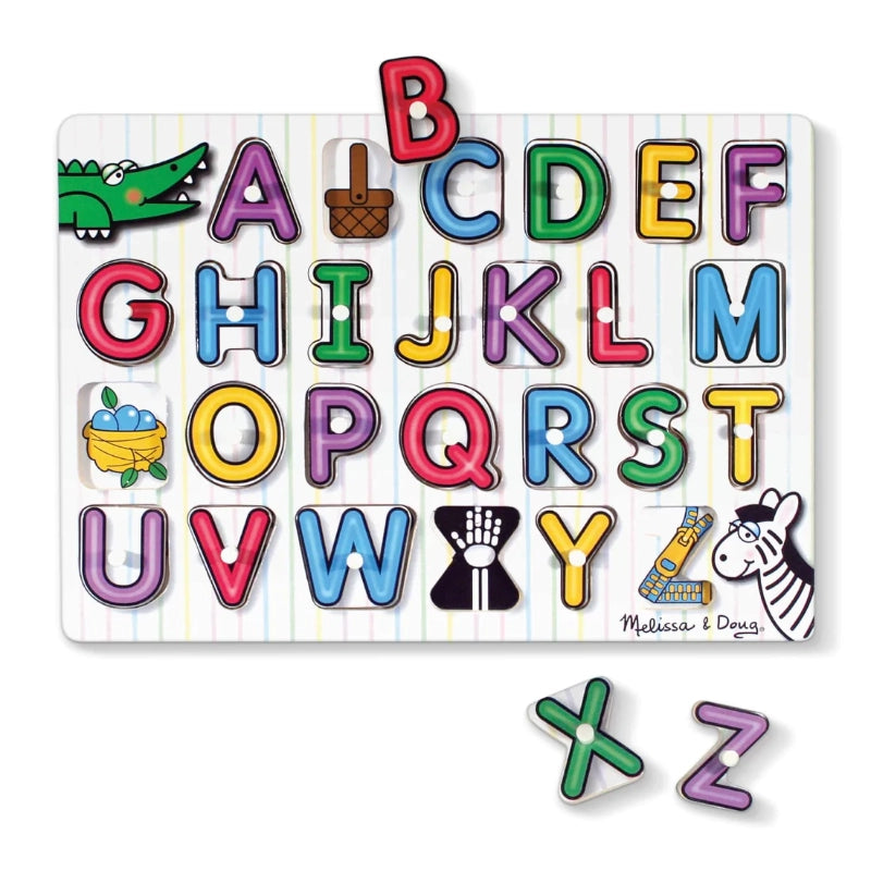 See-Inside Alphabet Peg Puzzle- 26 pieces
