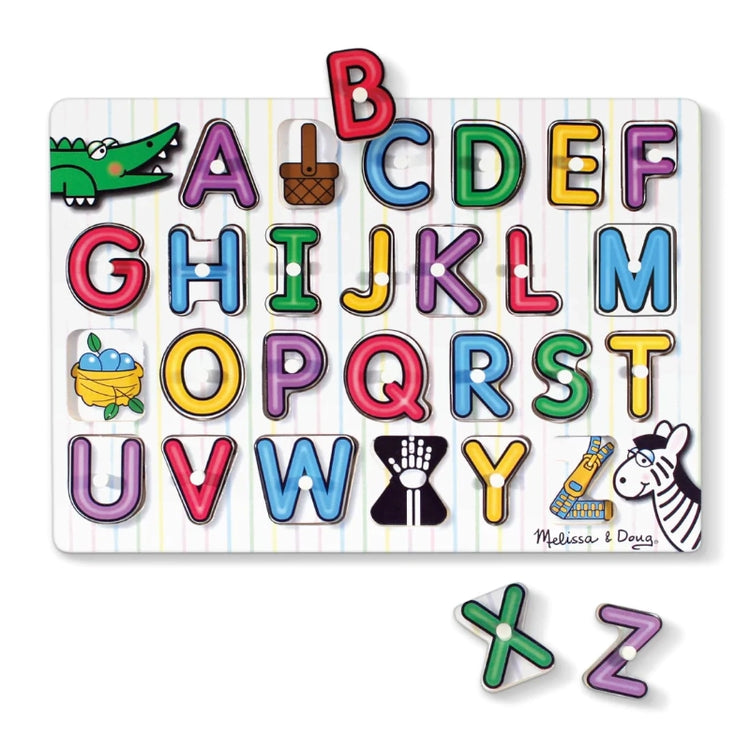 See-Inside Alphabet Peg Puzzle- 26 pieces