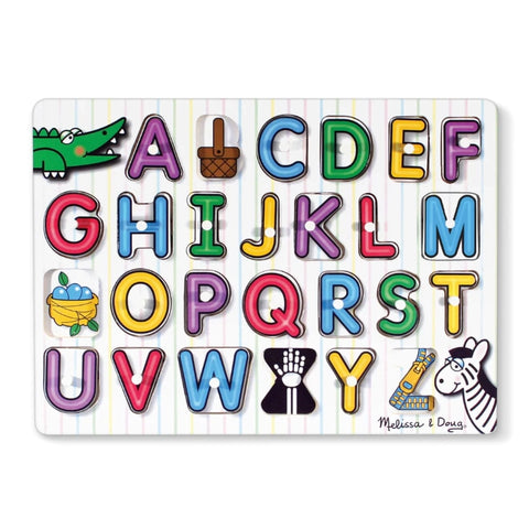 See-Inside Alphabet Peg Puzzle- 26 pieces