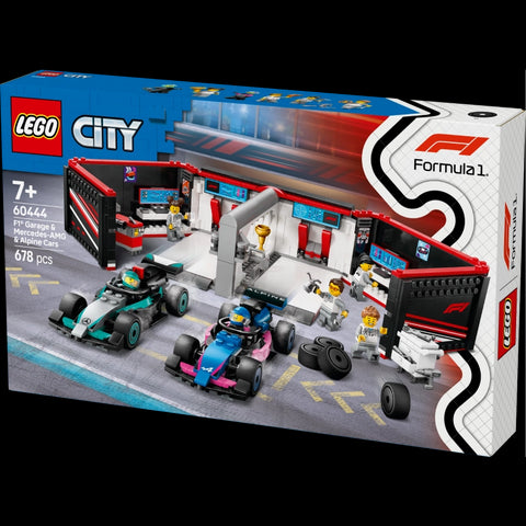 F1® Garage & Mercedes-AMG & Alpine Cars- 678 Pcs