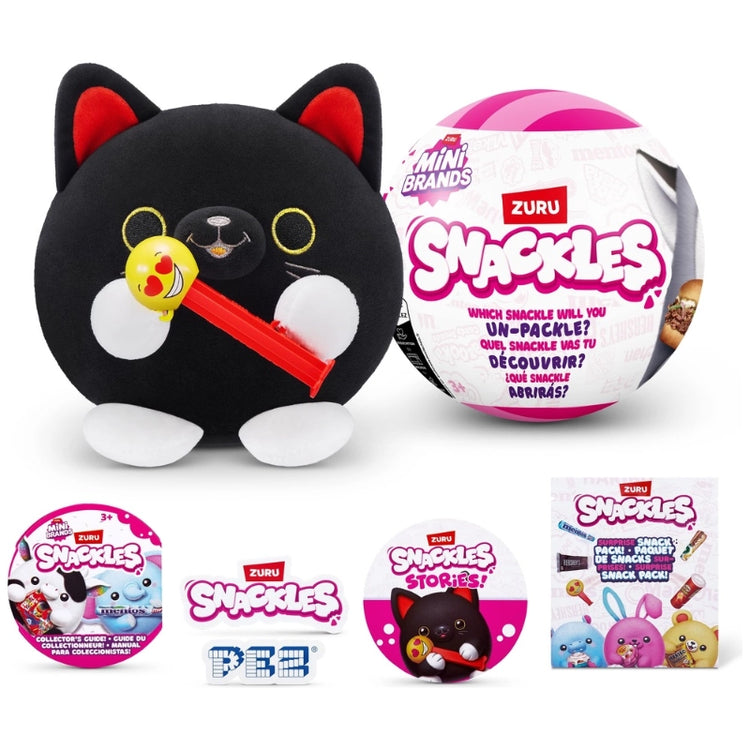 Snackles INT-Series 1 Wave 2 Plush Small 115 mm-12 Pcs- Gravity PDQ