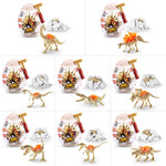 Robo Alive Dino Fossil Find Mini Surprise Egg Series 1 Asst.- 6 Pcs- PDQ