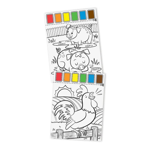 Paint with Water Kids' Art Pad- Farm Animals