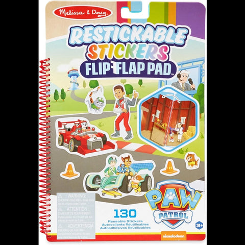 Paw Patrol Restickable Stickers Flip-Flap Pad- Classic Missions