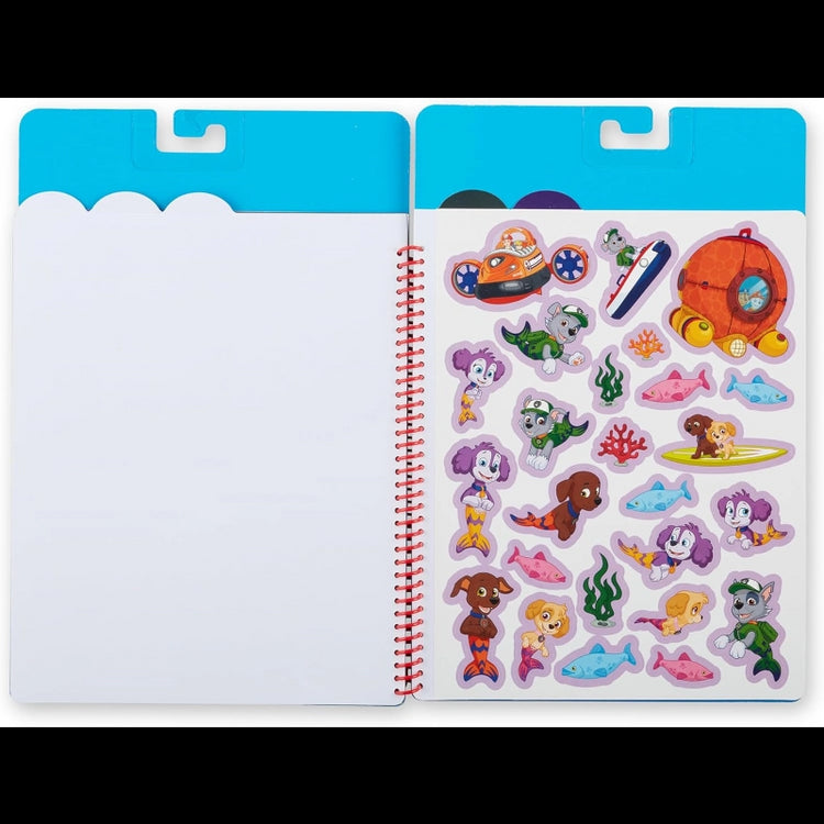 Paw Patrol Restickable Stickers Flip-Flap Pad- Classic Missions