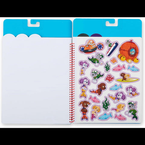 Paw Patrol Restickable Stickers Flip-Flap Pad- Classic Missions