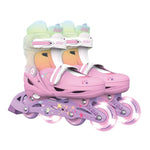 Neon Combo Skates 2-in-1 (Size 3-6)- Rainbow
