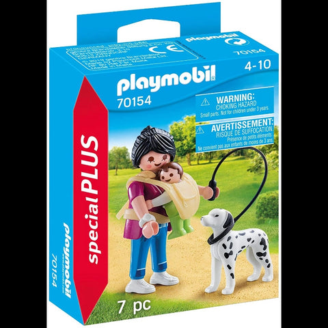 Mother with Baby and Dog- 7 Pcs