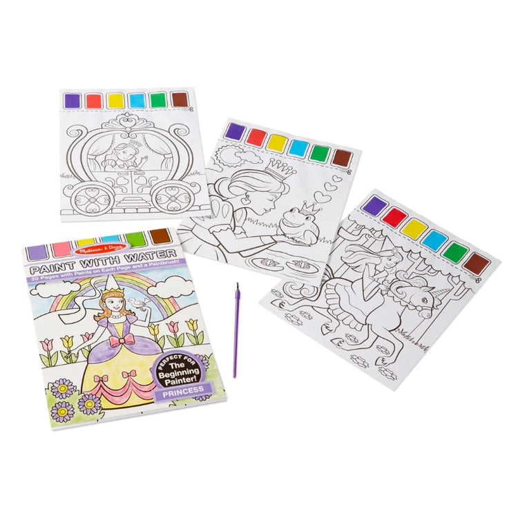 Paint with Water Kids' Art Pad- Princess