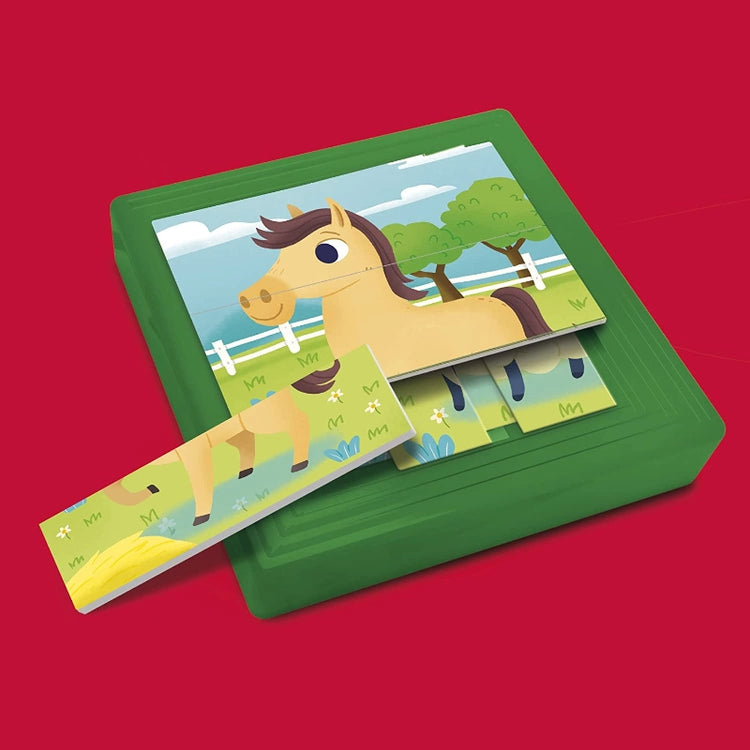 Carotina Baby 8 Progressive Puzzle- The Farm