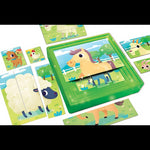 Carotina Baby 8 Progressive Puzzle- The Farm