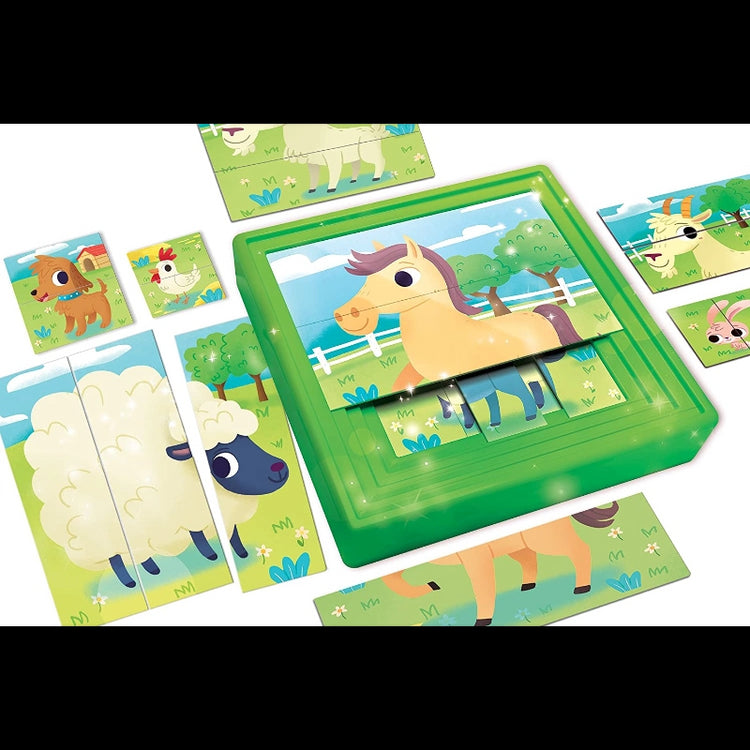 Carotina Baby 8 Progressive Puzzle- The Farm