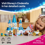 Cinderella's Castle & Horse Carriage- 596 Pcs