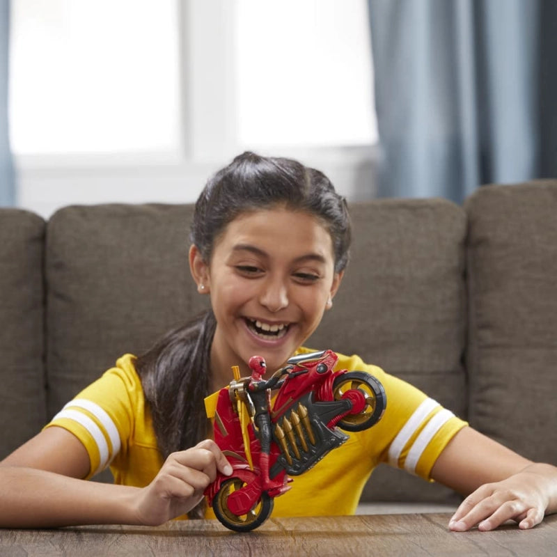 Spider-Man Deluxe Jet Web Cycle with 6-Inch Figure