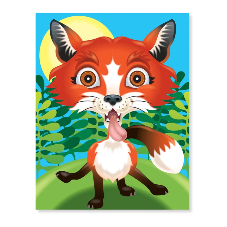 Make-A-Face Crazy Animals Sticker Pad