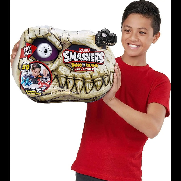 Smashers Dino Island S1 T-Rex Battle Playset