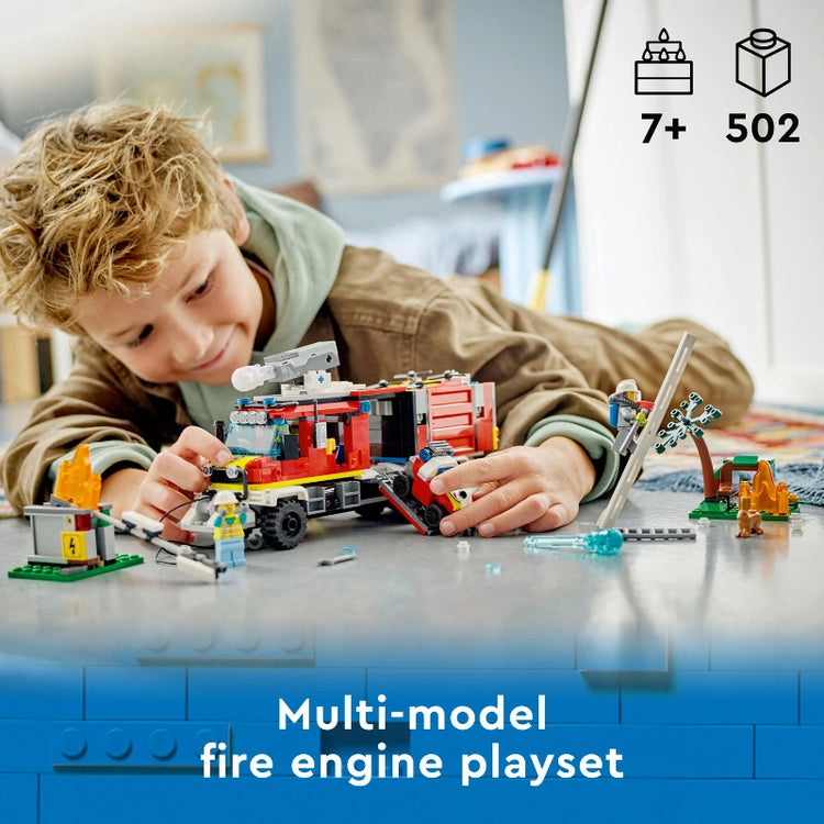 Fire Command Truck - 502 Pcs