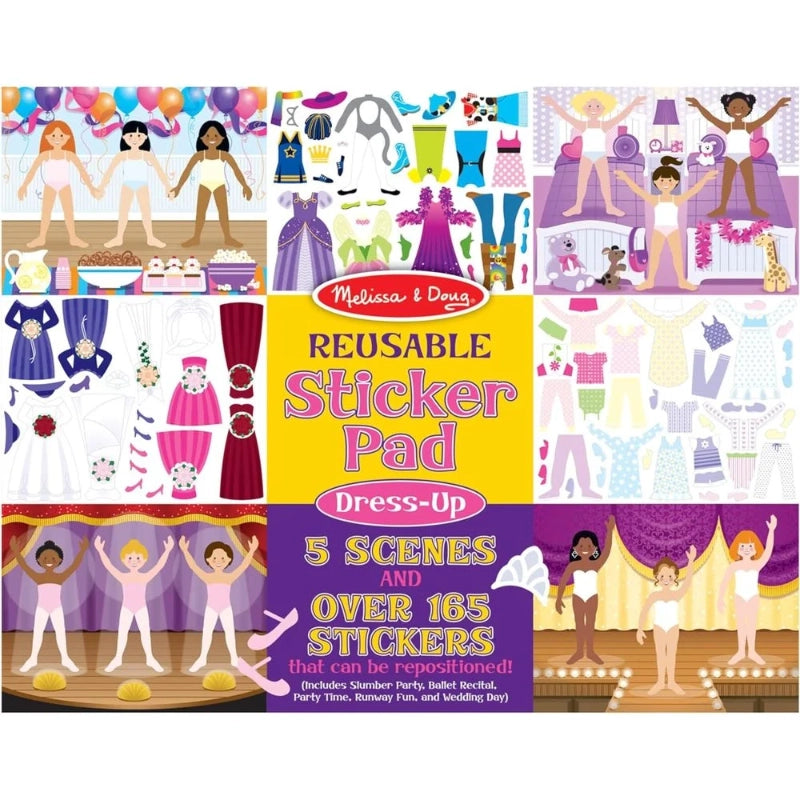 Reusable Sticker Pad- Dress Up
