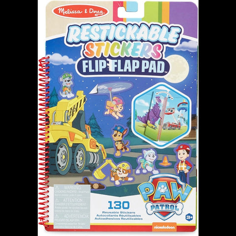 Paw Patrol Restickable Stickers Flip-Flap Pad- Ultimate Rescue
