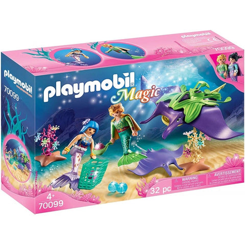 Pearl Collectors with Manta Ray Playset- 32 Pcs