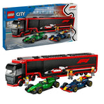 F1® Truck with RB20 & AMR24 F1® Cars- 1086 Pcs