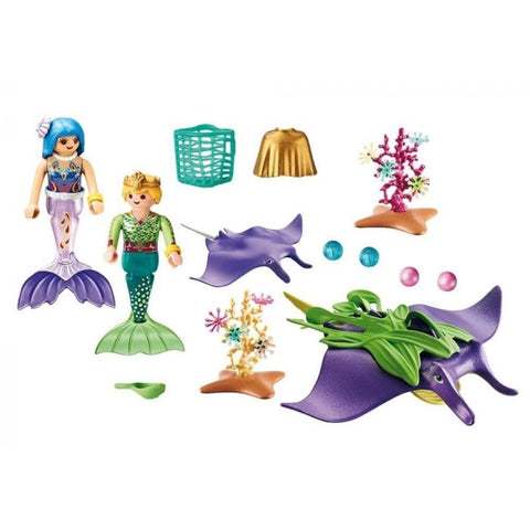 Pearl Collectors with Manta Ray Playset- 32 Pcs