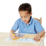 Jumbo Coloring Pad- Multi Theme (Blue)