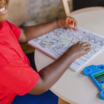 Jumbo Coloring Pad- Multi Theme (Blue)