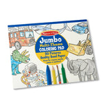 Jumbo Coloring Pad- Multi Theme (Blue)