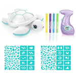 Airbrush Plush Nature- Green Turtle
