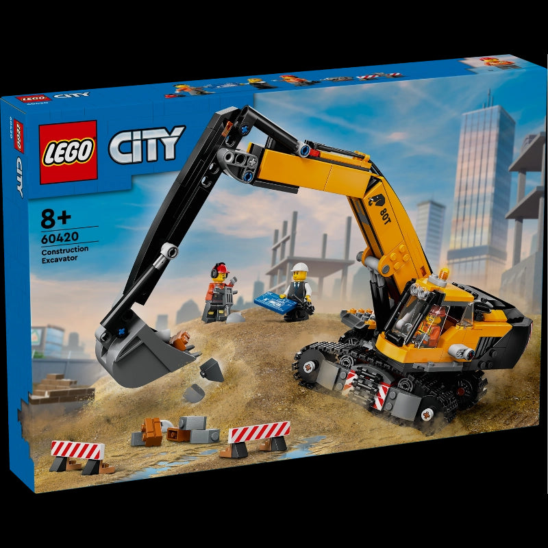 Yellow Construction Excavator- 633 Pcs