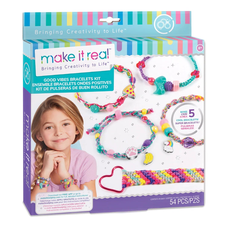 Good Vibes DIY Bracelets- 54 Pcs