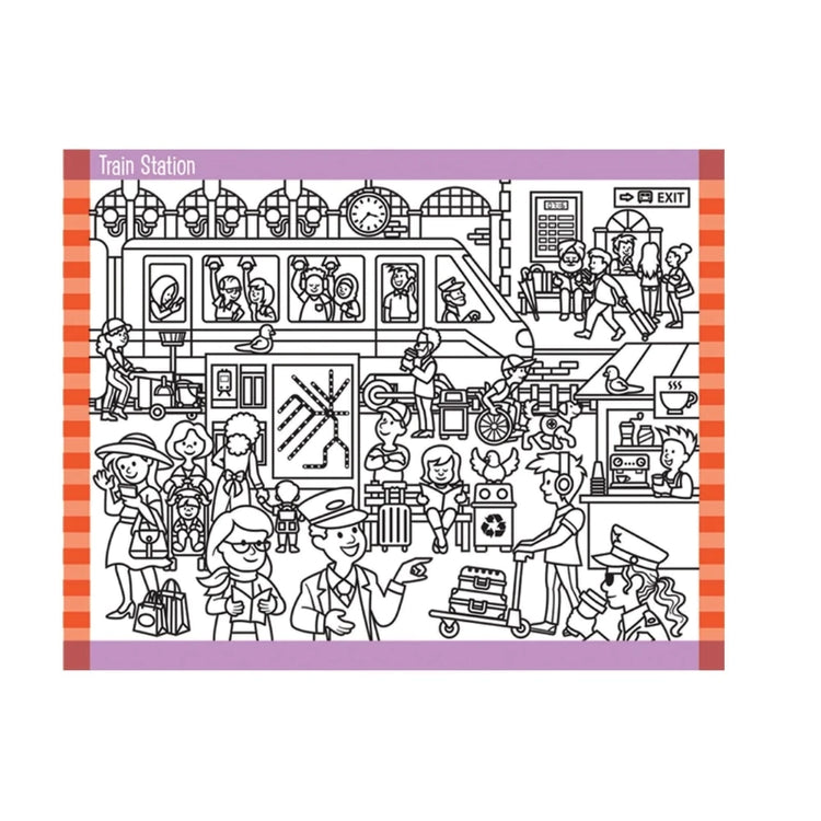 Seek & Find Sticker Pad- Around Town