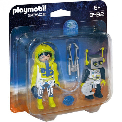 Playmobil Astronaut and Robot Duo Pack-13 Pcs