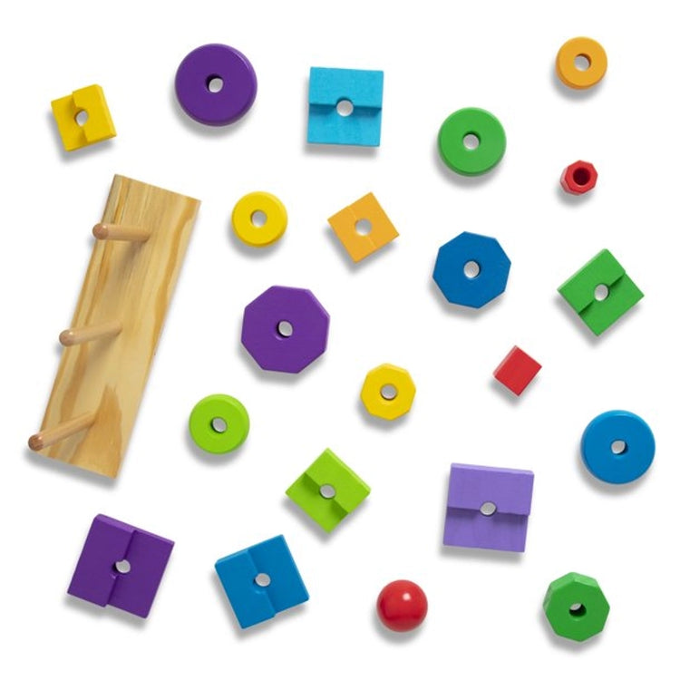Geometric Stacker Toddler Toy
