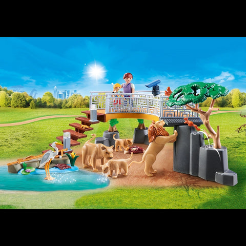 Outdoor Lion Enclosure- 61 Pcs