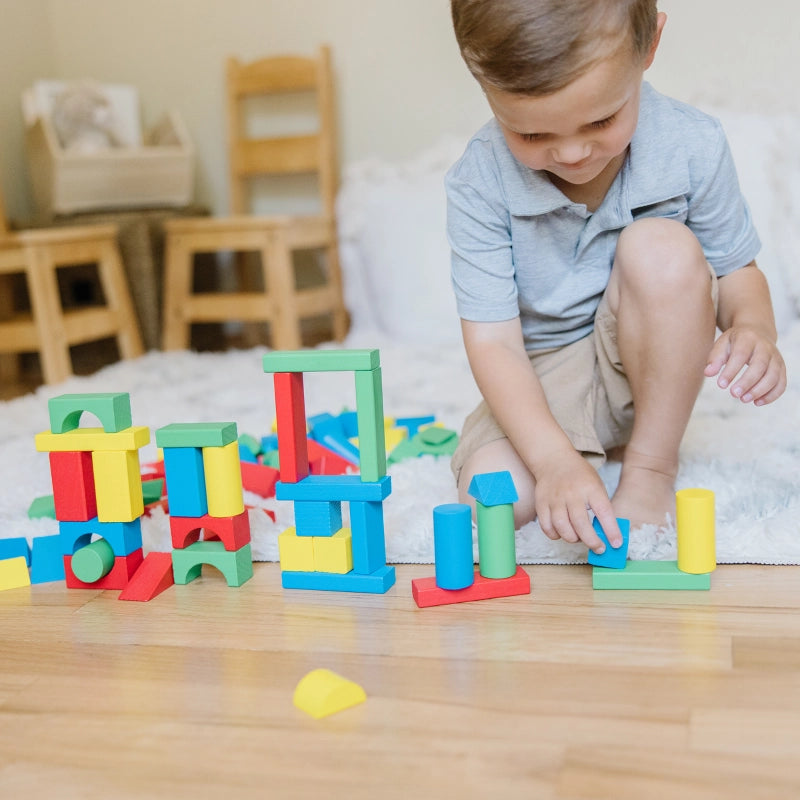 Wood Blocks Set- 100 Pcs