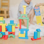 Wood Blocks Set- 100 Pcs