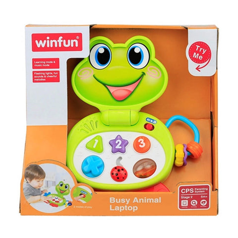 Busy Animal Laptop- Froggy