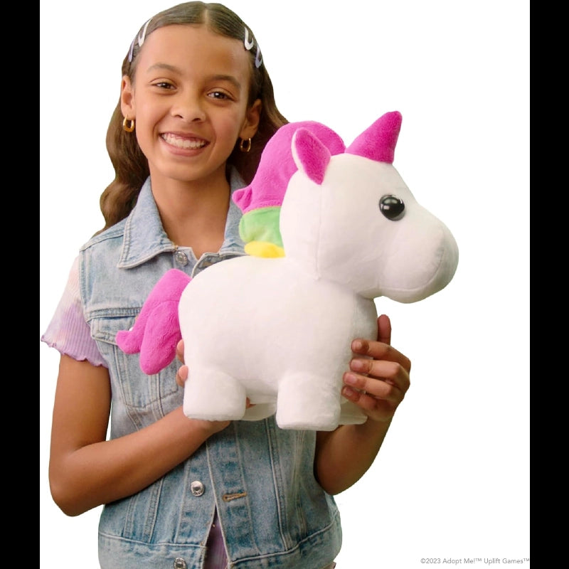 Adopt Me- Feature Plush (Mega- Neon Unicorn) Series 1