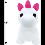 Adopt Me- Feature Plush (Mega- Neon Unicorn) Series 1