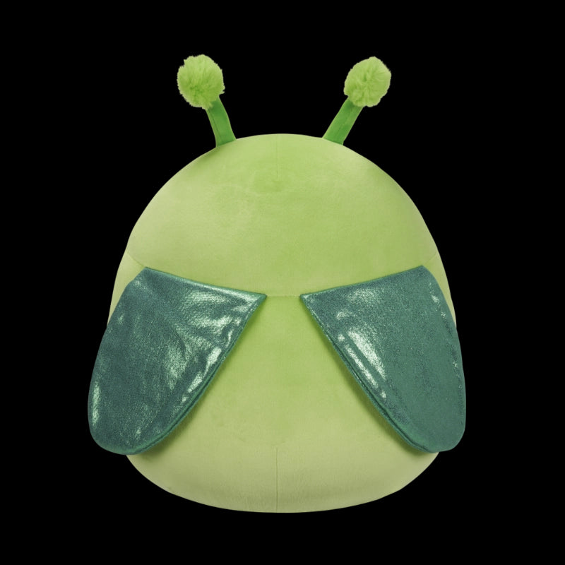 Squishmallows- Medium Plush 12" Trenton the Green Praying Mantis with Sparkle Wings