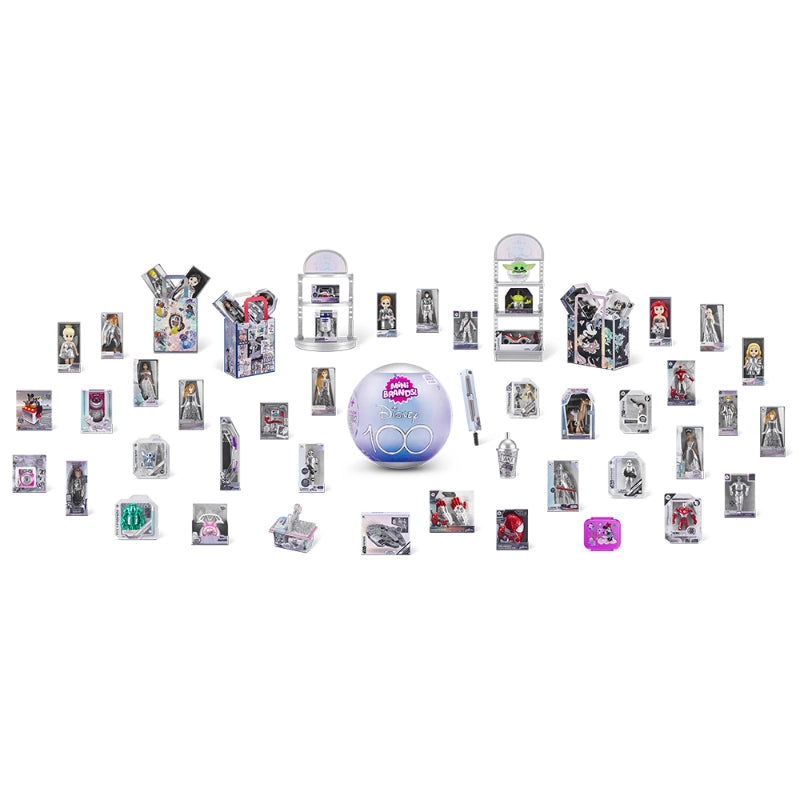 Mini Brands Disney 100 Platinum Series 1- 18 Pcs- PDQ