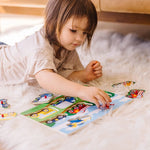 Vehicles Peg Puzzle- 8 Pcs