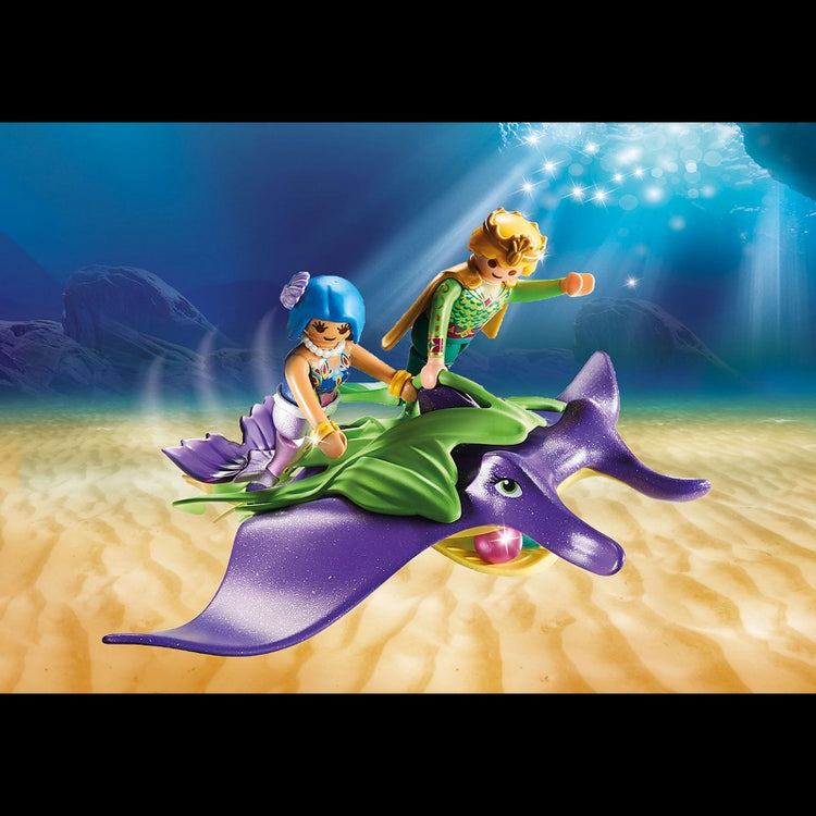 Pearl Collectors with Manta Ray Playset- 32 Pcs