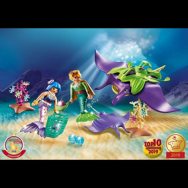 Pearl Collectors with Manta Ray Playset- 32 Pcs
